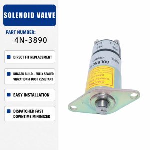 4N-3890 24V Solenoid valve For Caterpillar CAT SR4 Generator