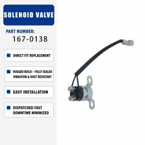 Solenoid valve 167-0138 For Caterpillar CAT RM-350B RM-250C RM-300 RM-500