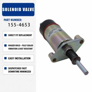 155-4653 24V Solenoid valve For Caterpillar CAT W330B Wheeled Excavators