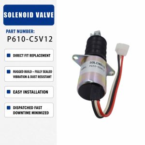 AM882277 12V Solenoid valve For John Deere 670 770 870 970 1070