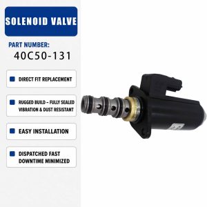 Solenoid valve KDRDE5K-31 40C50-131 For DX140LCR DX140LCR-5 HD512 Excavator