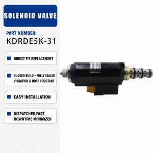 KDRDE5K-31 YN35V00018F2 30C40-111 YN35V00018F1 Solenoid valve For Kobelco