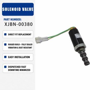 12V Solenoid valve KDRDE5K-20 For Hyundai R110-7 R140LC-7 R160LC-7 R180LC