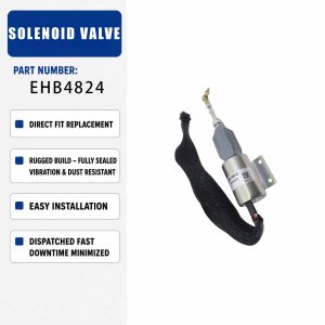 24V Solenoid valve EHB4824 For KHD BF6M1015 BF8M1015 Diesel