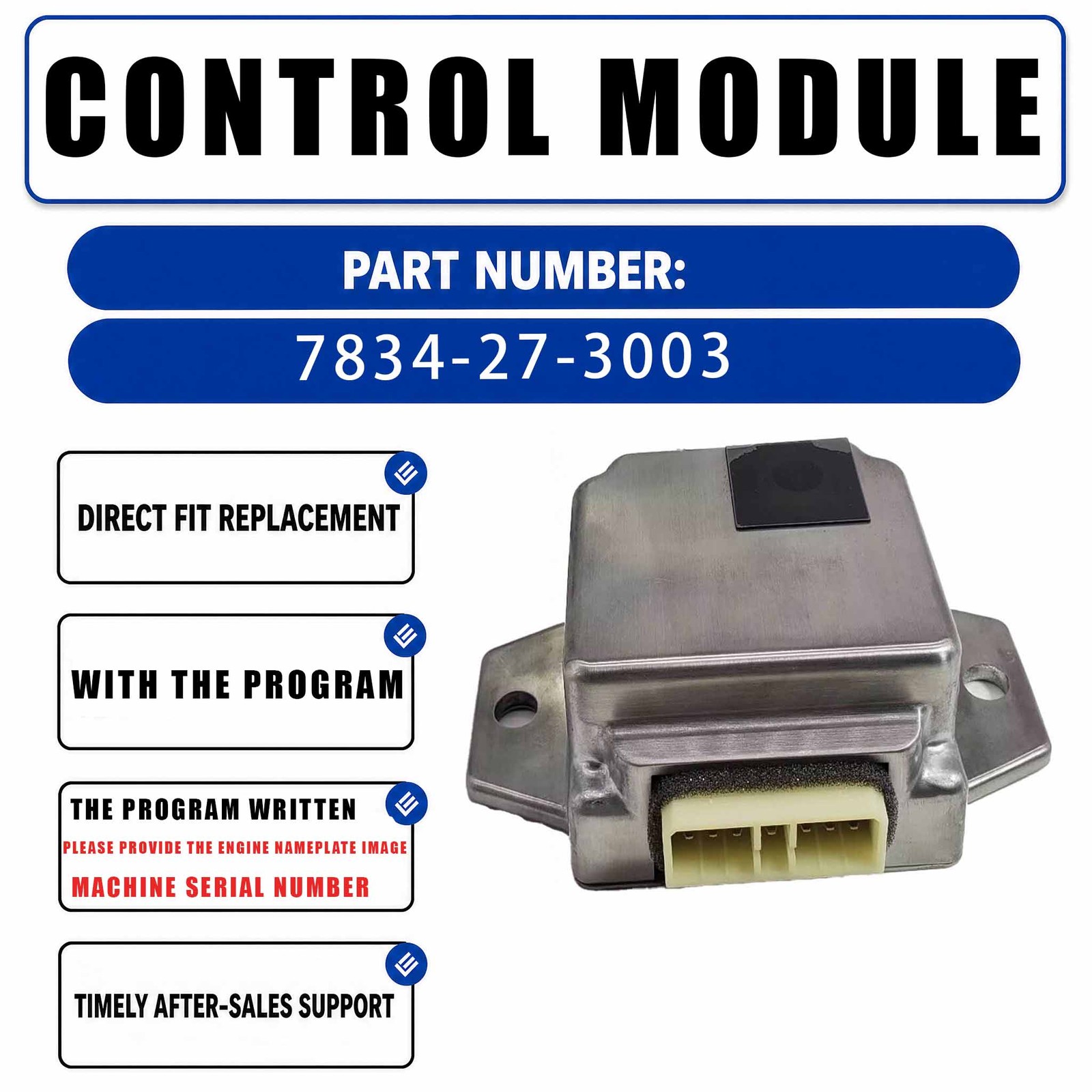 TVC control unit 7834-27-3003 For KOMATSU PC100-6 PC120-6 PC200-6 PC210-6