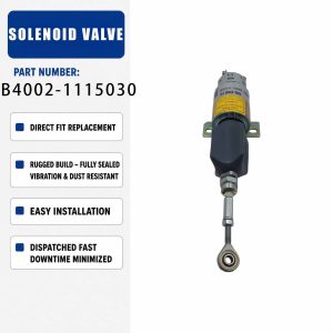 B4002-1115030 24V Solenoid valve For Generator Diesel Engine