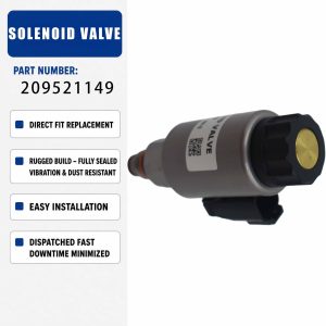 209521149 12V Solenoid valve For Engine Machinery Parts
