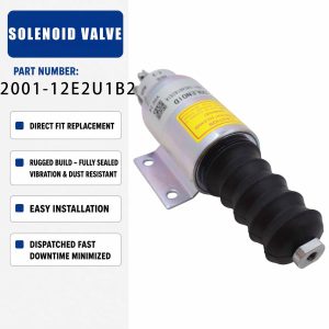 12V Solenoid valve 2001-12E2U1B2 For Mitsubishi