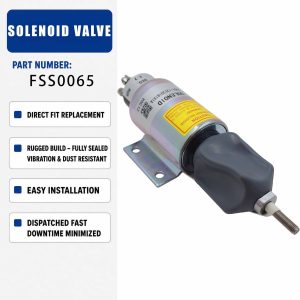 12V Solenoid valve 2000-4505 For Woodward Mitsubishi Mixer Truck Snorkel Lift