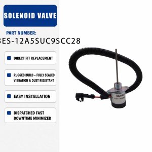 Solenoid valve 1503ES-12A5SUC9SCC28 For Kubota D905 D1005 D1105 V1205 V1305