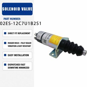 1502ES-12C7U1B2S1 12V Solenoid valve For Woodward 1500-1004 1502ES