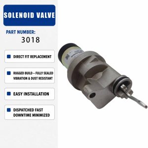 12V Solenoid valve 0451 3018 04513018 For Deutz BF4M2012 BF6M2012 Diesel 4.0L