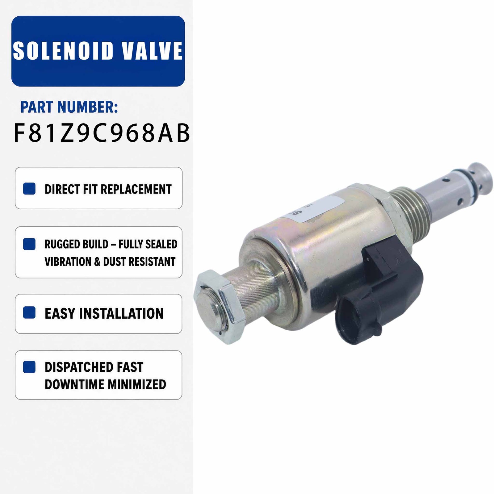 12V Solenoid F81Z9C968AB For Ford F250 F350 F450 F550 F650 F750 E350 E450