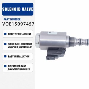 VOE15097457 Solenoid valve 24V For Volvo Heavy A25F A25F G A30F A30F G A35E