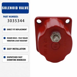 3035344 12V Solenoid valve For Cummins N14 NTA855 KTA19 KT50 305461 M11 K38 K50