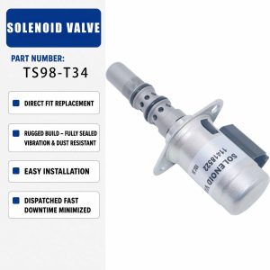 Solenoid valve 24V 11418522 VOE11418522 TS98-T34 For Volvo L110G L110H L120G
