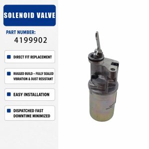 2113792 24V Solenoid valve For Volvo Backhoe Loader BL61 BL71 BL61 PLUS BL71