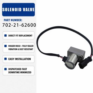 702-21-62600 Solenoid valve For Komatsu PC200-7 D61PX-24 D61PXI-23
