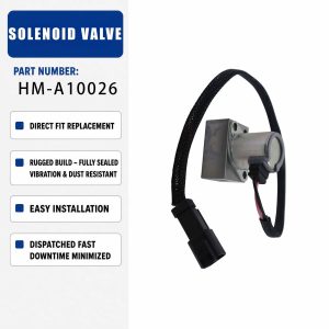 Hydraulic pump solenoid valve HM-A10026 For Komatsu Excavator PC200-7 PC200-8
