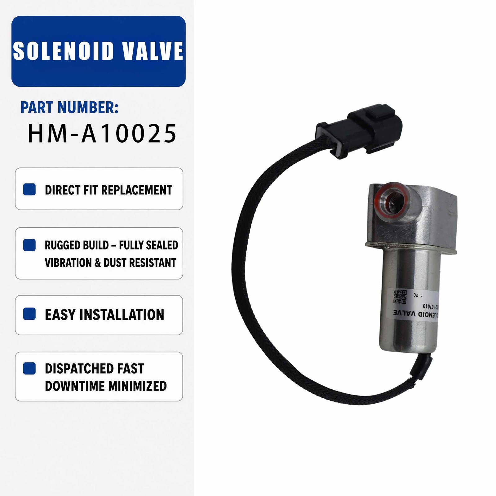 702-21-07010 HM-A10025 KZ000378 Solenoid valve For Komatsu PC200-6 PC120-6