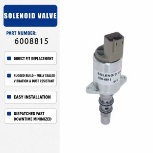 600-8815 6008815 12V Solenoid valve For Caterpillar CAT G3512 Engines -