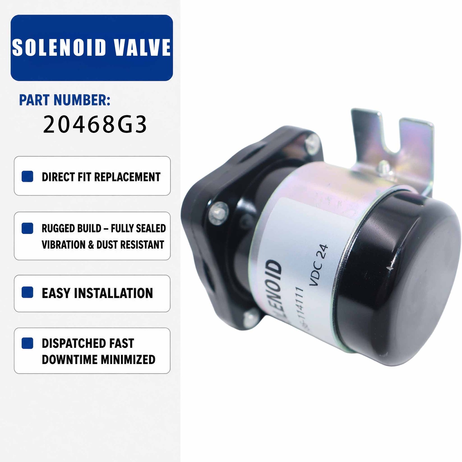12V Solenoid valve C3050692 For White Rodgers Trombetta DC Power Solenoid
