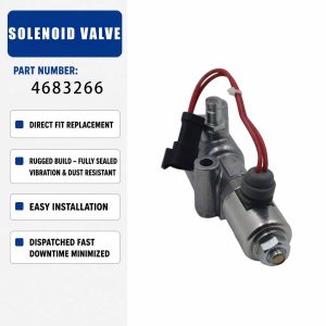 24V Solenoid Valve 468-3266 4683266 For Caterpillar CAT D9T D9 D10 D11 Crawler