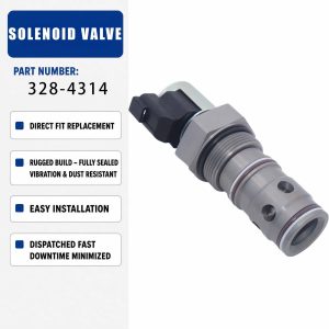 328-4314 3284314 24V Solenoid Valve For Caterpillar CAT 631K 621H 621K OEM