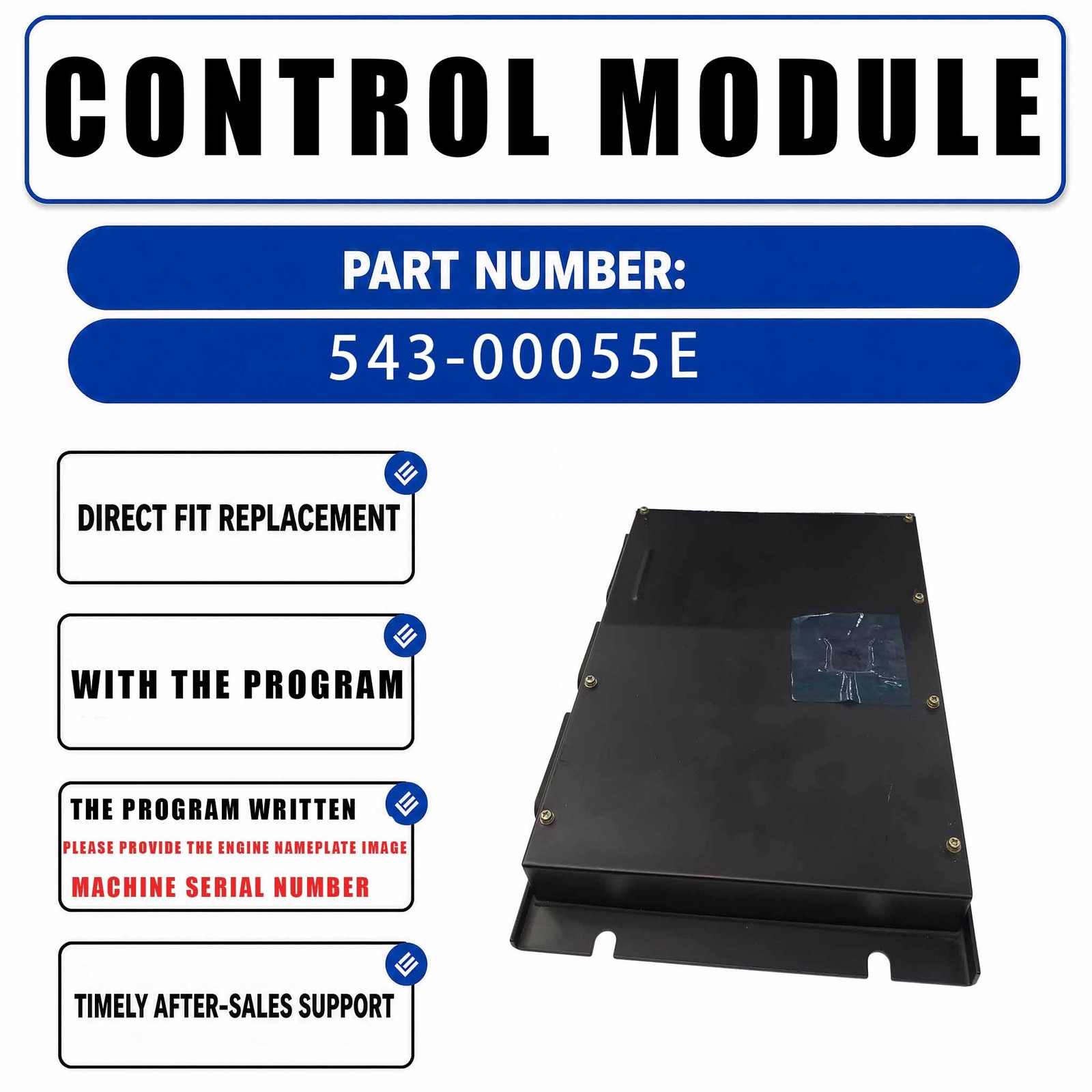 543-00055A Controller Engine Control Unit Module For Doosan S225LC-V DH220-7
