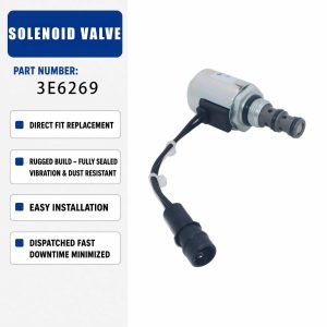3E-6269 3E6269 24V Solenoid valve assembly For Caterpillar CAT RM500B Rotary
