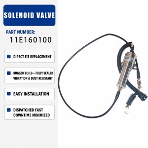 24V Solenoid valve 11N666030 For HYUNDAI R130-5 R210 R210-7 R210-5 R215-7 For
