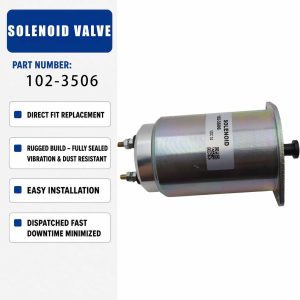 102-3506 1023506 24V Solenoid valve assembly For Caterpillar CAT 3412 3406