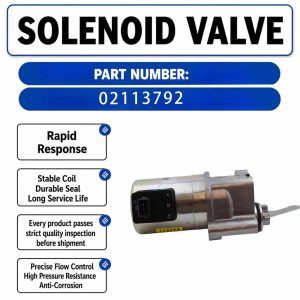 24V Solenoid valve 04199901 For Volvo Backhoe Loader BL61 BL71 BL61 PLUS BL71