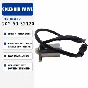 Solenoid valve 24V NY07995-10200 HM-A10027 For Komatsu PC210-7 PC220-7 PC78US