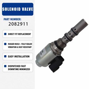 208-2911 2082911 24V Solenoid Valve For Caterpillar CAT 826H 826G II Landfill