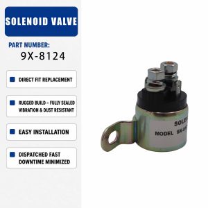 9X-8124 24V Solenoid valve For Caterpillar CAT 3508B Off-Highway Trucks