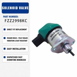 1C010-60010 Solenoid valve For KUBOTA V1505 V2203 V3300 Engine