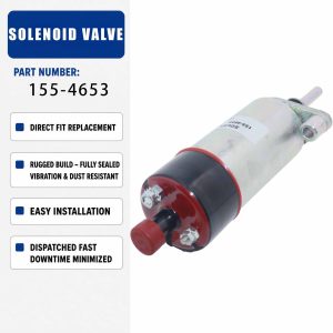 24V Solenoid valve 155-4653 For Caterpillar CAT W330B Wheeled Excavators