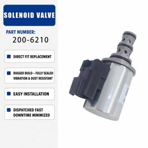 12V Solenoid valve assembly 200-6210 For Caterpillar CAT TH355B TH220B TH330B