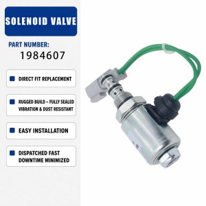 198-4607 1984607 24V Solenoid valve assembly For Caterpillar CAT 572R 583T 561N