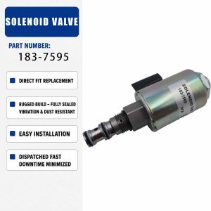 183-7595 1837595 24V Solenoid valve assembly For Caterpillar CAT 825H 825C 825G