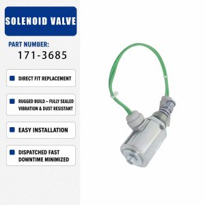 171-3685 1713685 24V Solenoid Valve For Caterpillar CAT 385C 5090B Straight