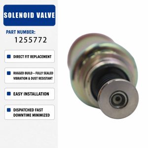 24V Solenoid valve 125-5772 1255772 For Caterpillar CAT 3126 3116 Truck Engines