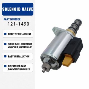 121-1490 24V Solenoid valve For Caterpillar CAT 324D FM 312B 312C 312D 315B L
