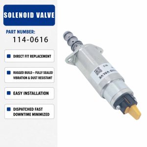 114-0616 Solenoid valve assembly For Caterpillar CAT 315B L 318B N 317B L 312B