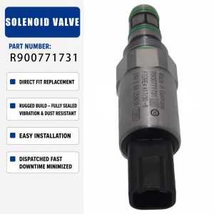 Hydraulic Proportional Solenoid ValveR900771731 For Excavator Construction