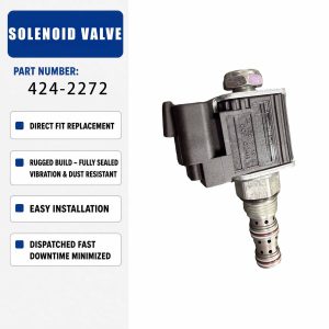 424-2272 24V Solenoid Valve For Caterpillar CAT 730C2 EJ 740 730C Dump Trucks