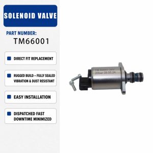 24V Hydraulic Proportional Solenoid Valve TM66001 For Excavator Construction