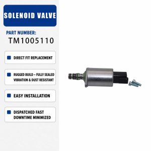 24V Hydraulic Proportional Solenoid Valve TM1005110 For Excavator Construction