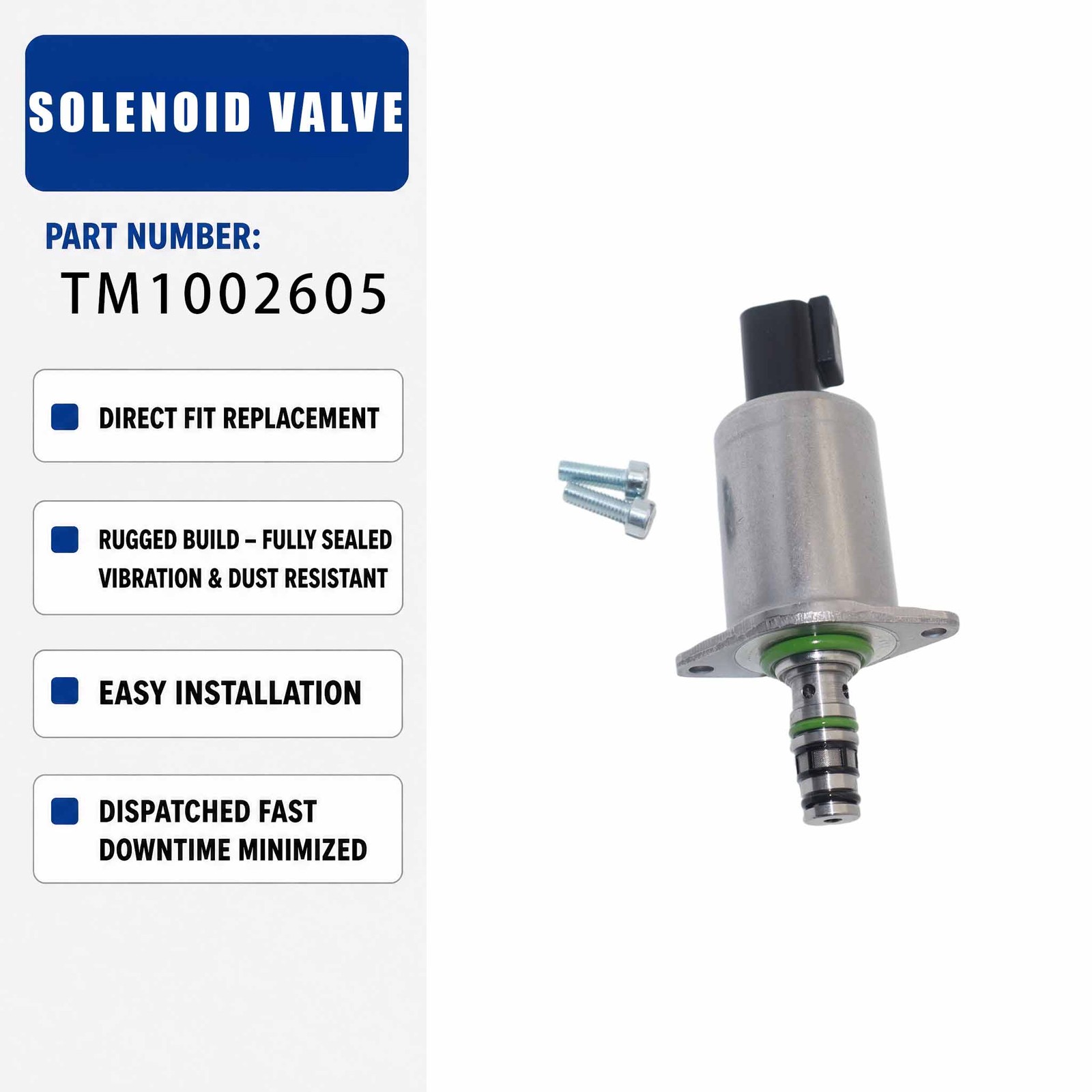 TM1002605 24V Proportional Solenoid Valve For Thomas